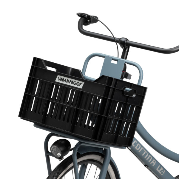 URBAN PROOF Recycled Bike Crate 30L CLICK - Black - Image 10