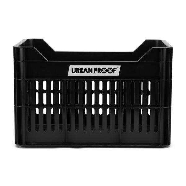 URBAN PROOF Recycled Bike Crate 30L CLICK - Black - Image 3