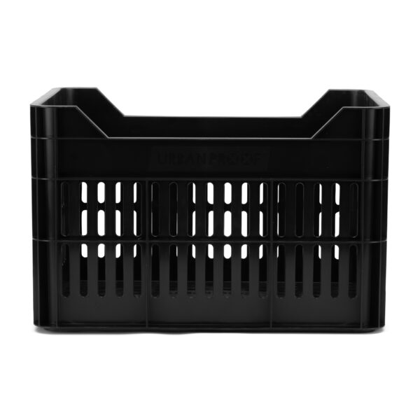 URBAN PROOF Recycled Bike Crate 30L CLICK - Black - Image 4
