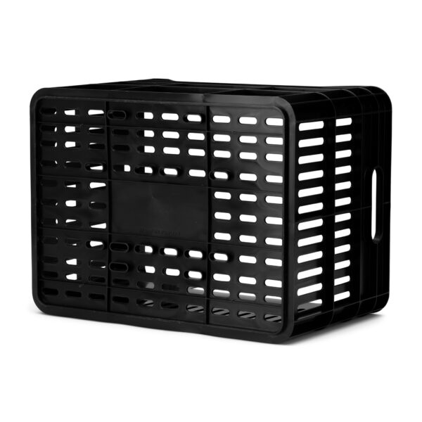 URBAN PROOF Recycled Bike Crate 30L CLICK - Black - Image 6