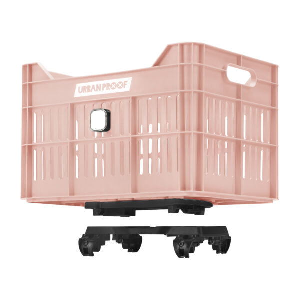 URBAN PROOF Recycled Bike Crate 30L CLICK - Hot pink - Image 9
