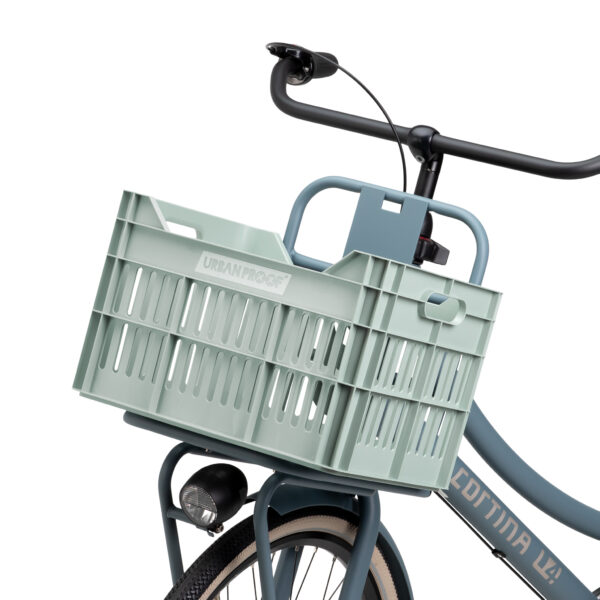 URBAN PROOF Recycled Bike Crate 30L CLICK - Misty mint green - Image 10