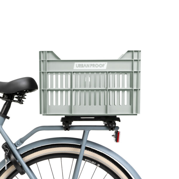 URBAN PROOF Recycled Bike Crate 30L CLICK - Misty mint green - Image 11