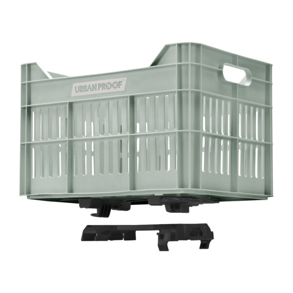 URBAN PROOF Recycled Bike Crate 30L CLICK - Misty mint green - Image 8