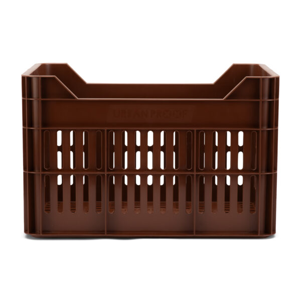 URBAN PROOF Recycled Bike Crate 30L CLICK - Dark Brown - Image 4