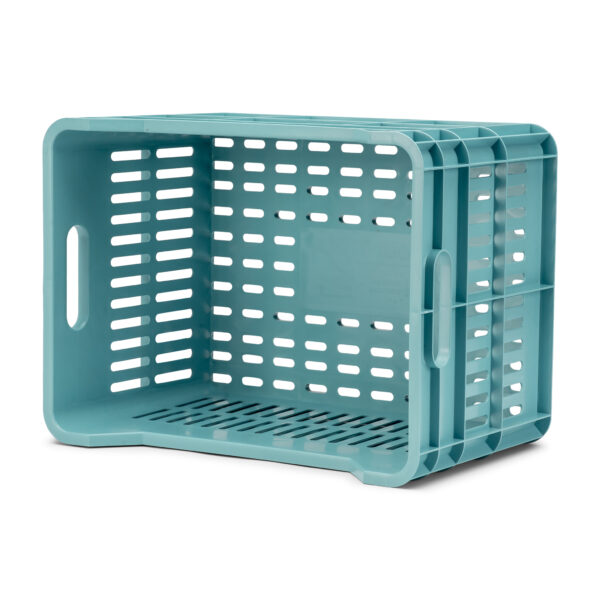 URBAN PROOF Recycled Bike Crate 30L CLICK - Sky Blue - Image 5