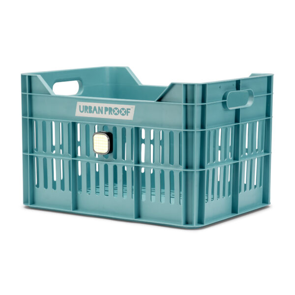URBAN PROOF Recycled Bike Crate 30L CLICK - Sky Blue - Image 7