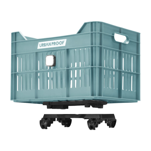 URBAN PROOF Recycled Bike Crate 30L CLICK - Sky Blue - Image 9