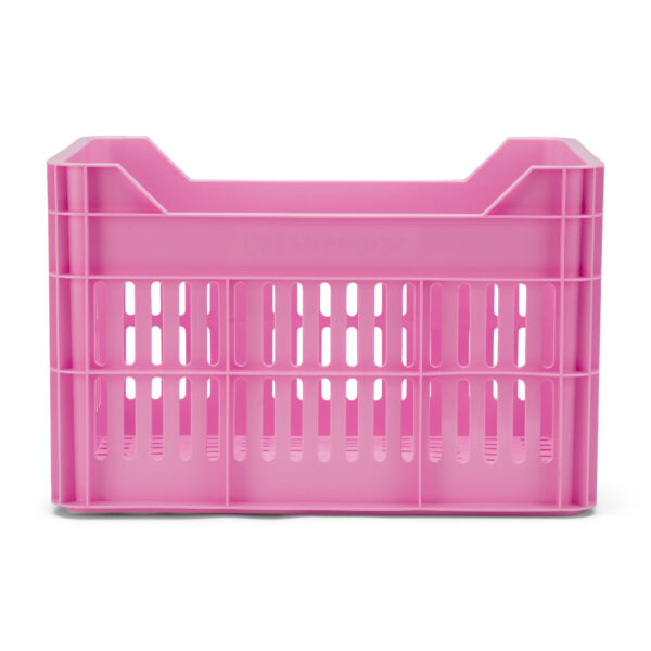 URBAN PROOF Recycled Bike Crate 30L CLICK - Bright Pink - Image 4
