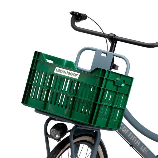 URBAN PROOF Recycled Bike Crate 30L CLICK - Retro Green - Image 10