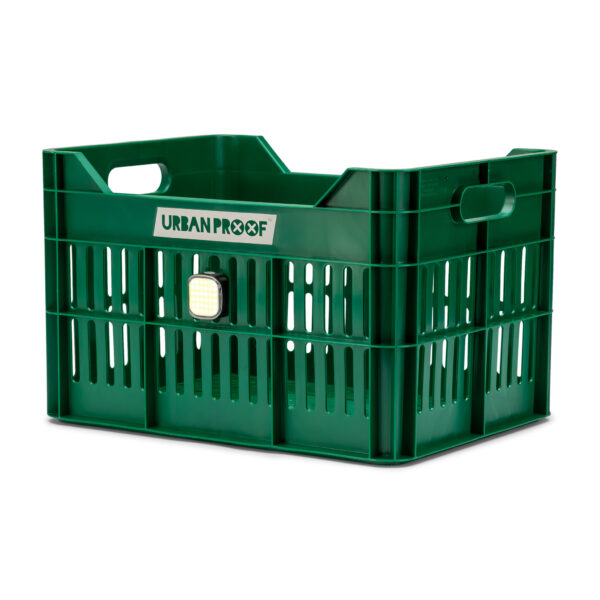 URBAN PROOF Recycled Bike Crate 30L CLICK - Retro Green - Image 7