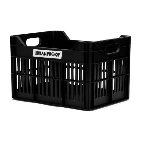 URBAN PROOF Recycled Bicycle Crate 15L JUNIOR - Black