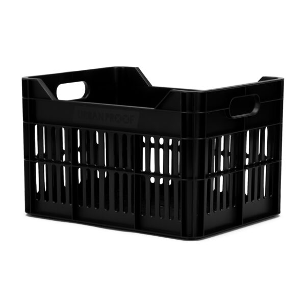 URBAN PROOF Recycled Bicycle Crate 15L JUNIOR - Black - Image 2