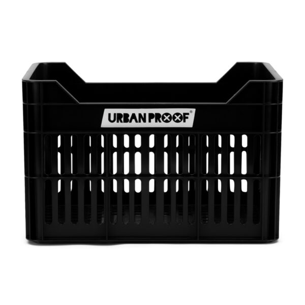 URBAN PROOF Recycled Bicycle Crate 15L JUNIOR - Black - Image 3