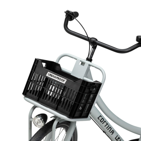 URBAN PROOF Recycled Bicycle Crate 15L JUNIOR - Black - Image 7