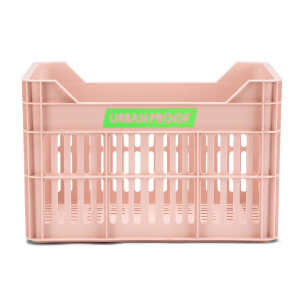URBAN PROOF Recycled Bicycle Crate 15L JUNIOR - Hot pink - Image 3