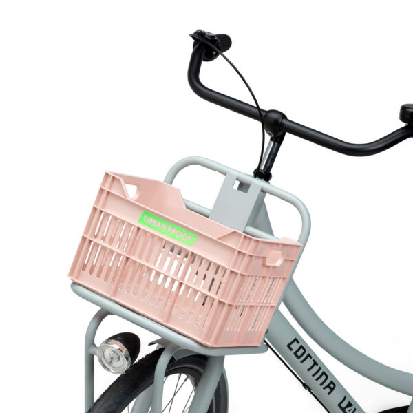 URBAN PROOF Recycled Bicycle Crate 15L JUNIOR - Hot pink - Image 7