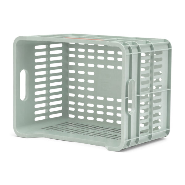 URBAN PROOF Recycled Bicycle Crate 15L JUNIOR - Misty mint green - Image 5
