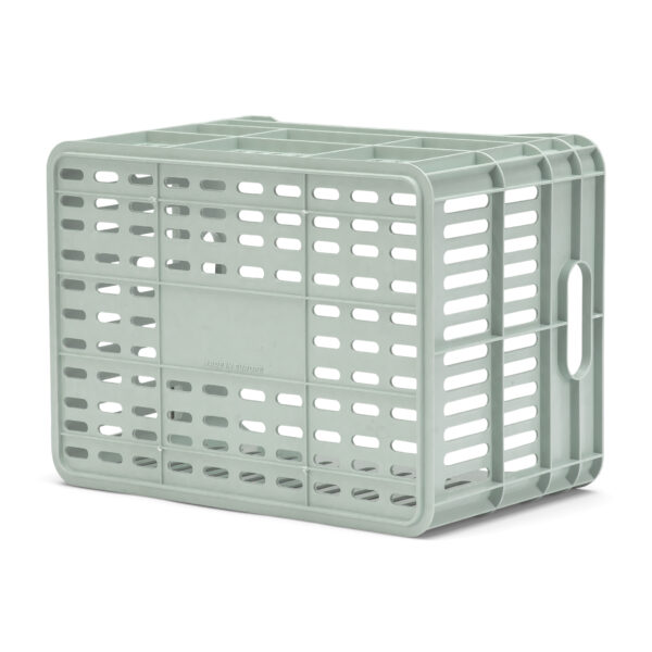 URBAN PROOF Recycled Bicycle Crate 15L JUNIOR - Misty mint green - Image 6