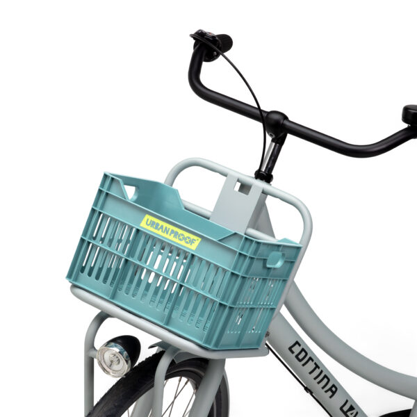URBAN PROOF Recycled Bicycle Crate 15L JUNIOR - Sky Blue - Image 7