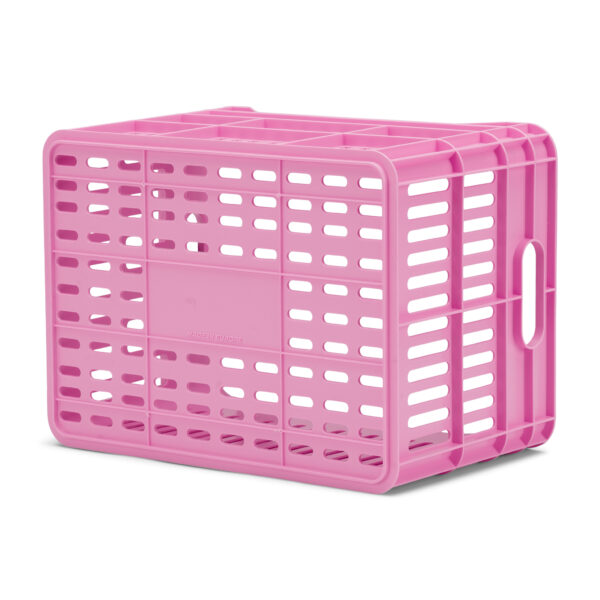 URBAN PROOF Recycled Bicycle Crate 15L JUNIOR - Bright Pink - Image 6